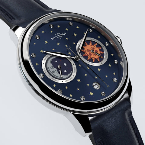 STAR CHRONICLE QUARTZ SILVER NIGHT