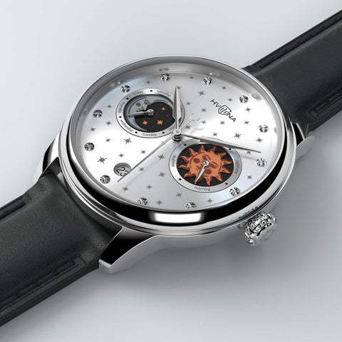 STAR CHRONICLE QUARTZ SILVER PEARL