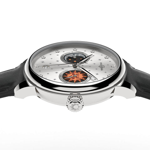 STAR CHRONICLE QUARTZ SILVER PEARL