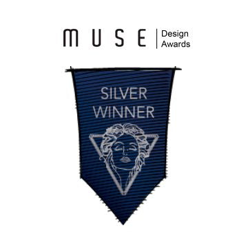 Silver award in the MUSE Design Awards competition